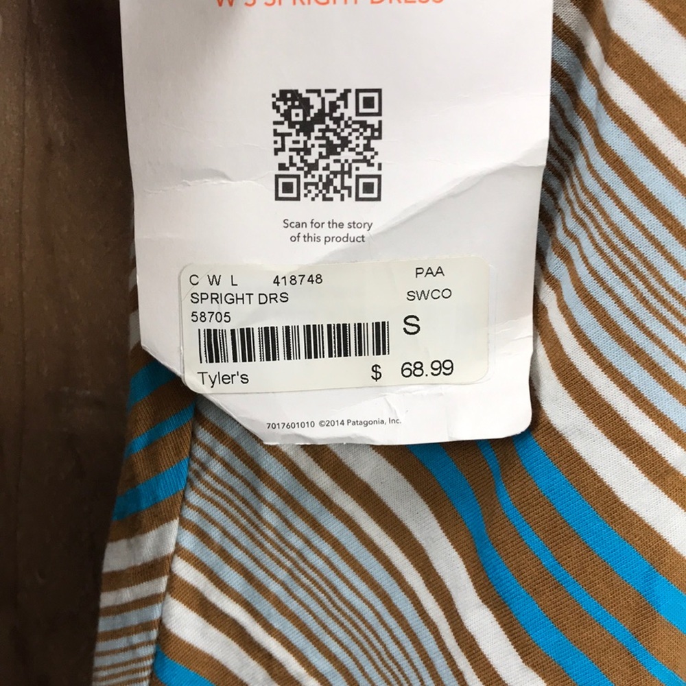 Patagonia Brown Dress Size S - Picture 4 of 5
